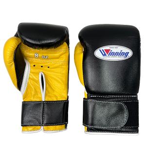 8オンス MS-200B-BLKYEL1 ウイニング(Winnig) ボクシンググローブ マジックテープ式 winning boxing gloves 8oz＜2025NP＞