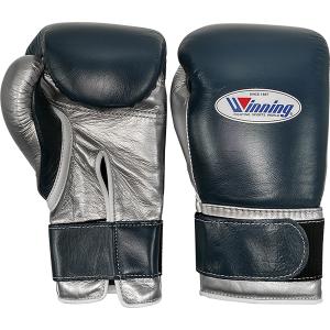 12オンス MS-400B-NVYSLV2 ウイニング ボクシンググローブ マジックベルト式 winning boxing gloves 12oz GB-18
