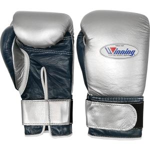 12オンス MS-400B-SLVNVY2 ウイニング ボクシンググローブ マジックベルト式 winning boxing gloves 12oz GB-22