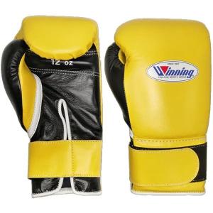 12オンス MS-400B-YELBLK1 ウイニング ボクシンググローブ マジックベルト式 winning boxing gloves 12oz