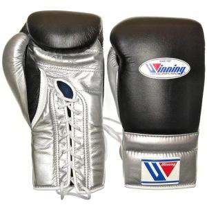 14オンス MS-500-BLKSLV2 ウイニング ボクシンググローブ ひも式 14オンス winning boxing gloves 14oz