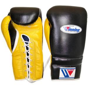 14オンス MS-500-BLKYEL1 ウイニング ボクシンググローブ ひも式 14オンス GA-13 winning boxing gloves 14oz