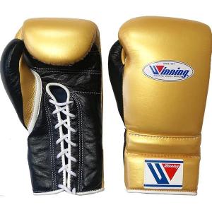 14オンス MS-500-GLDBLK1 ウイニング ボクシンググローブ ひも式 14オンス winning boxing gloves 14oz