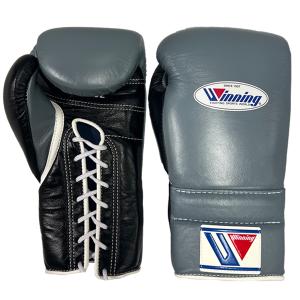 14オンス MS-500-GRYBLK1 ウイニング ボクシンググローブ ひも式 14オンス winning boxing gloves 14oz