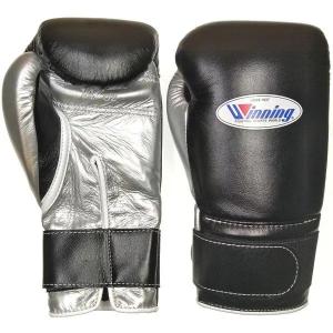 14オンス MS-500B-BLKSLV1 ウイニング ボクシンググローブ マジックテープ式 winning boxing gloves 14oz GB-5