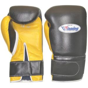 14オンス MS-500B-BLKYEL1 ウイニング ボクシンググローブ マジックテープ式 winning boxing gloves 14oz GB-13