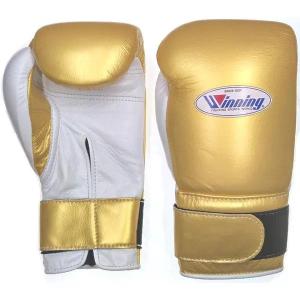 14オンス MS-500B-GLDWHT1 ウイニング ボクシンググローブ マジックテープ式 winning boxing gloves 14oz GB-9