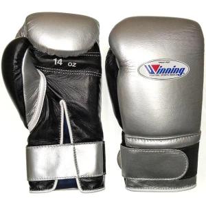 14オンス MS-500B-SLVBLK1 ウイニング ボクシンググローブ マジックテープ式 winning boxing gloves 14oz GB-7