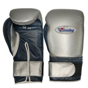 14オンス MS-500B-SLVNVY2 ウイニング ボクシンググローブ マジックテープ式 winning boxing gloves 14oz