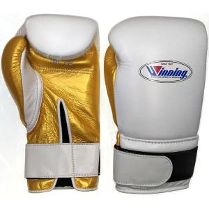 14オンス MS-500B-WHTGLD1 ウイニング ボクシンググローブ マジックテープ式 winning boxing gloves 14oz GB-11