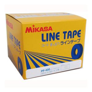 ミカサ ラインテープ 40mm幅×60m 2巻入 ポリプロピレン 伸びないタイプ PP-400 ＜2023CON＞｜jpn-sports