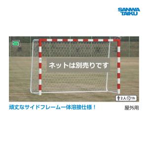 三和体育 アルミハンドボールゴール 屋外用 S-4821 ＜2025NP＞