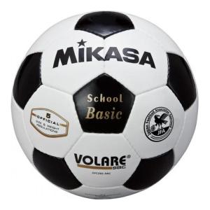 MIKASA（ミカサ） サッカー5号 手縫い 検定球 試合球 白黒 SVC5011-WBK