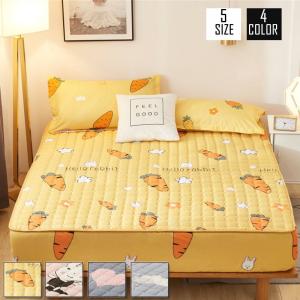 ボックスシーツ ワイドキング パッド一体型ボックスシーツ