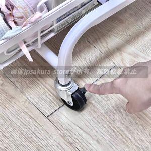 大容量 文具 カート 可動式 折りたたみ式 炭...の詳細画像5