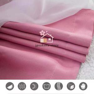 カーテン 二重 レース 一体型 姫系 フックカ...の詳細画像5