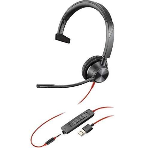 Plantronics Blackwire 3315、BW3315 USB-Aヘッドセット、2139...