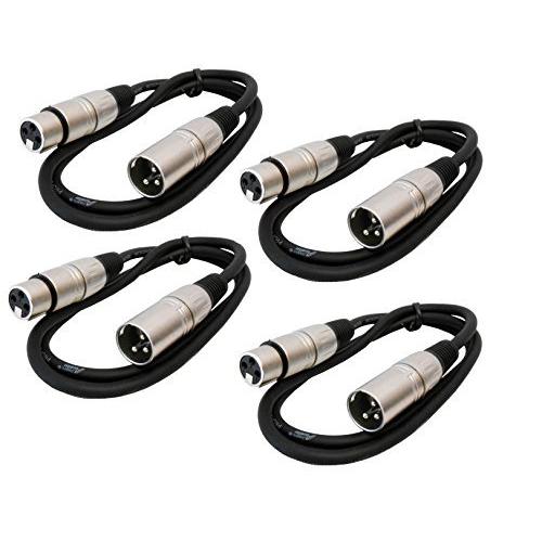 audio2000?' s 1?Ft XLRメスto XLRマイクケーブル 3 FT ADC2037...