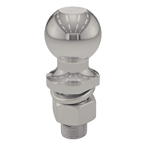 CURT 40053 ステンレススチール トレーラーヒッチボール 6ポンド 直径2インチ シャンク1...