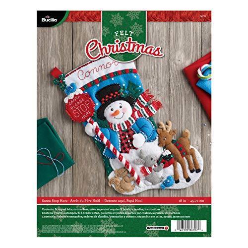 Bucilla Felt Applique Stocking Kit (46cm )  86707 ...