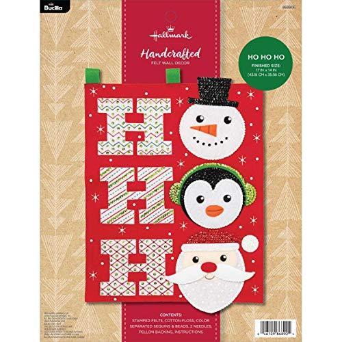 Bucilla Hallmark Felt Wall Hanging Applique Kit-Ho...