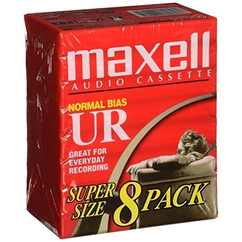Maxell UR - 60空白オーディオカセットテープ???8パック(109085?) 1 Pac...