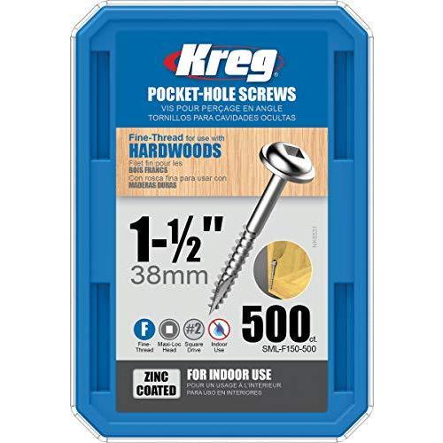Kreg ToolSML-F150-500Kreg Pocket Hole Screw-1-1/2 ...