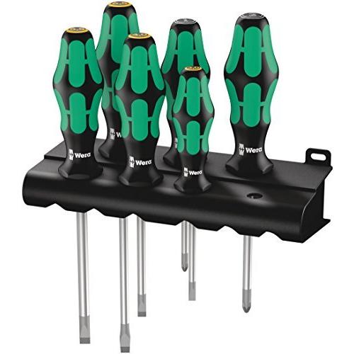 Wera Kraftformスクリュードライバーセット6PC 4と2 POZI （並行輸入品） （並...