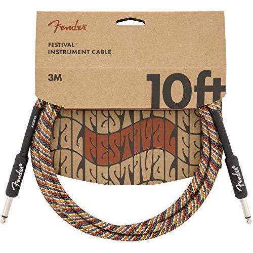 Fender ケーブル 10' Instrument Cable  Rainbow 09909102...