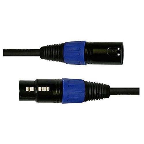 Blizzard Lighting 15フィート 3ピン XLRオスからXLRメス クールDMXケー...