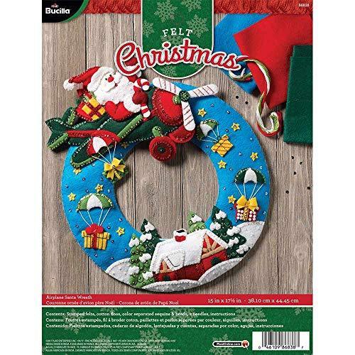 Bucilla Felt Wreath Applique Kit 34cm x 43cm