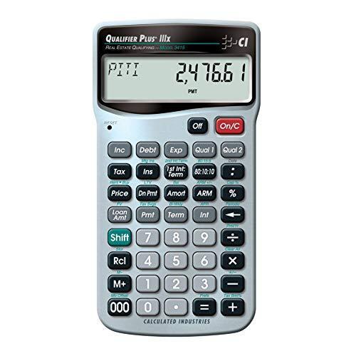 Calculated Industries 3415 Qualifier Plus IIIX不動産フ...