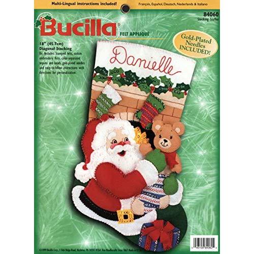Bucilla Stocking Stuffer ジュエルド フェルトクリスマスストッキングキット ...