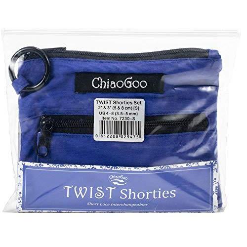 ChiaoGoo ツイストショートティー (US-4~US-8) 交換可能なニットセット (S) ジ...