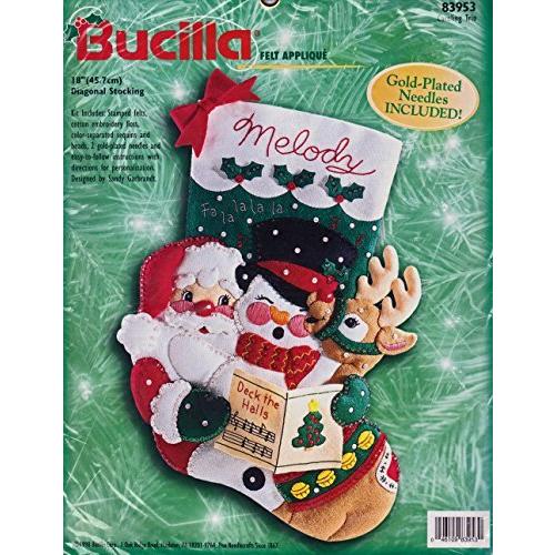 Caroling トリオ フェルトアップリケ ストッキングキット