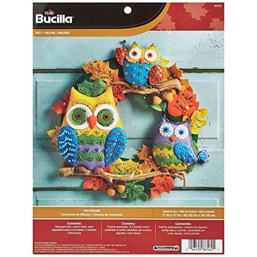 Bucilla Felt Applique Wall Hanging Kit  17 by 17-I...