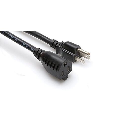 Hosa PWX-425 14 AWG NEMA 5-15R to NEMA 5-15P Power...