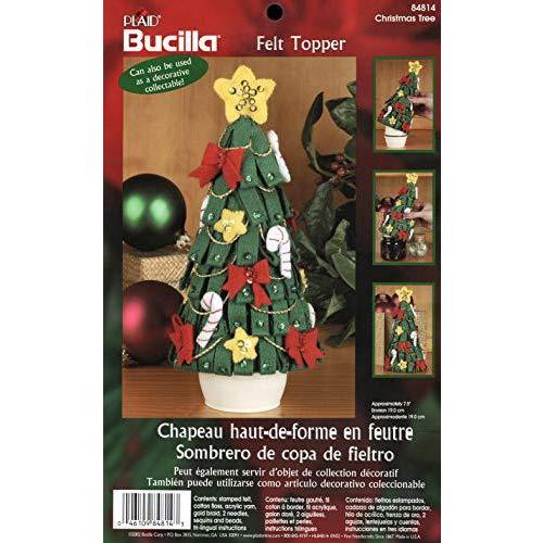 ブシラクリスマスツリーフェルトトッパーキット84814