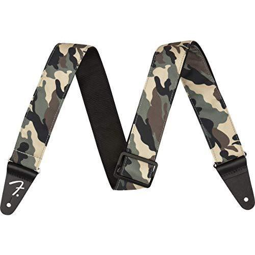 Fender 2 Camo Strap Woodland ギターストラップ