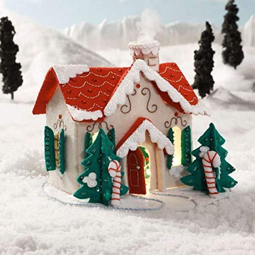 Bucilla Felt Home Decor Applique Kit-3D Christmas ...