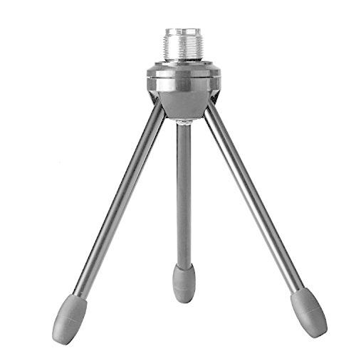 NEEWER　卓上マイクスタンド　折り畳み式　滑り止め　耐久性のある鉄製　 3/8　5/8ねじ山付き...