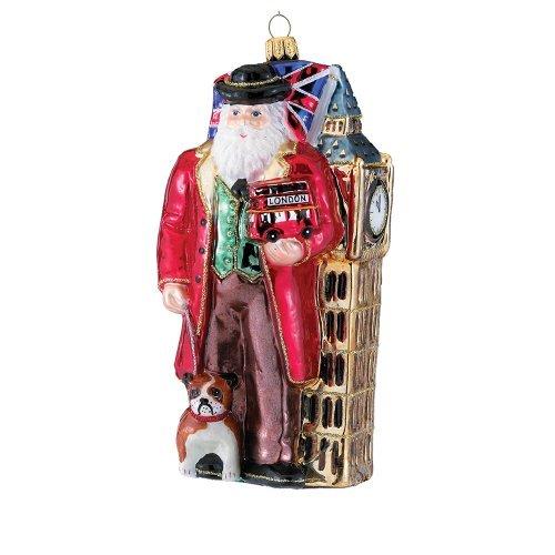 Kurt Adler Polonaise English Santa  7.02-Inch [並行輸...