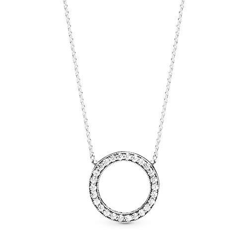 Pandoraチェーン590514?cz-45レディースシルバーPandora Hearts