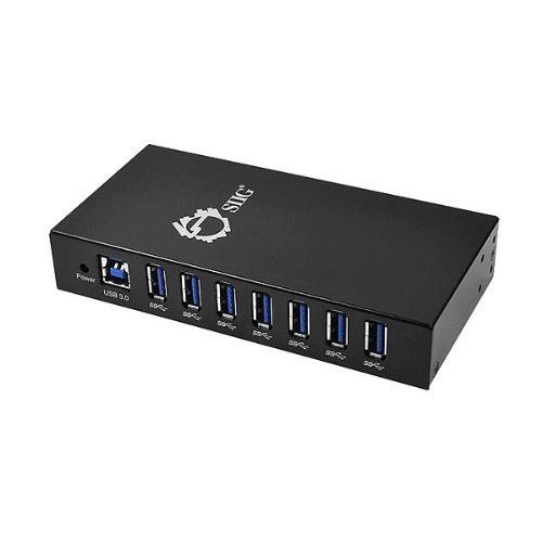 SIIG 7-Port Industrial USB 3.0 Hub with 15KV ESD P...