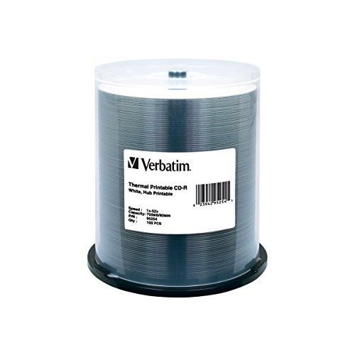 Verbatim - 100 x CD-R ( 80min ) 52x - white - ther...