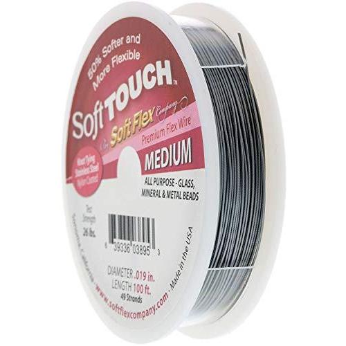 ソフトタッチ ビーズワイヤー 30メートルソフトフレックス 厚さ0.4ミリメートル