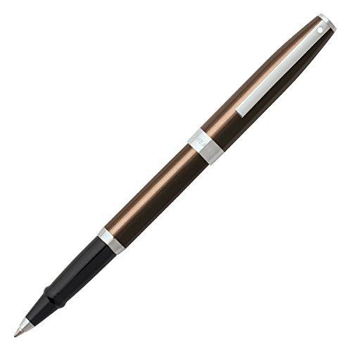 Sheaffer Sagaris、メタリックブラウン、クロームトリム、ローラーボール(e194805...
