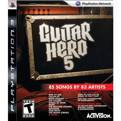 Guitar Hero 5 （PS3 輸入版 北米）日本版PS3動作可