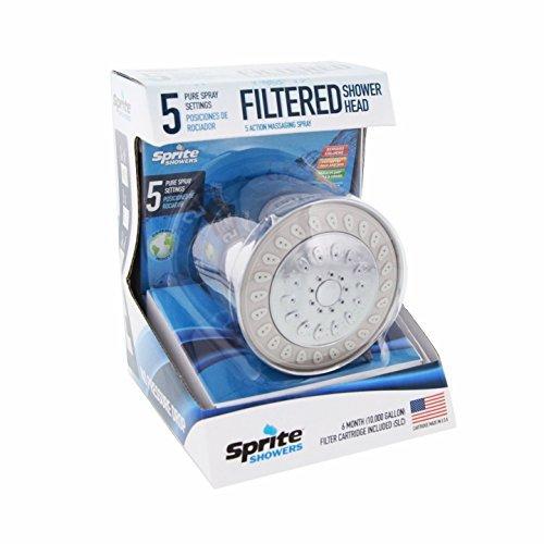 Sprite カスケード 5設定 ACC5-CM フィルター付きシャワーヘッド SLCカートリッジ付...