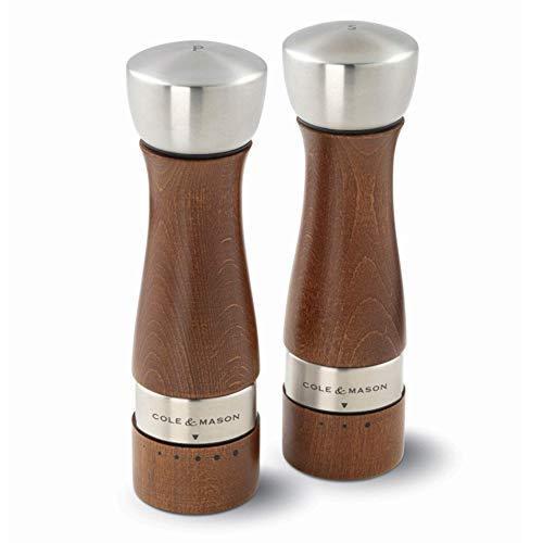 Cole &amp; Mason Oldbury Wooden Salt and Pepper Mill S...
